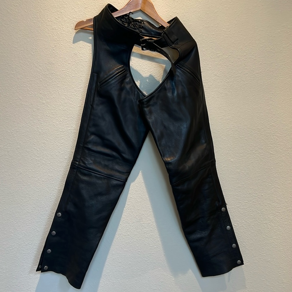 Leather Chaps Sz XS